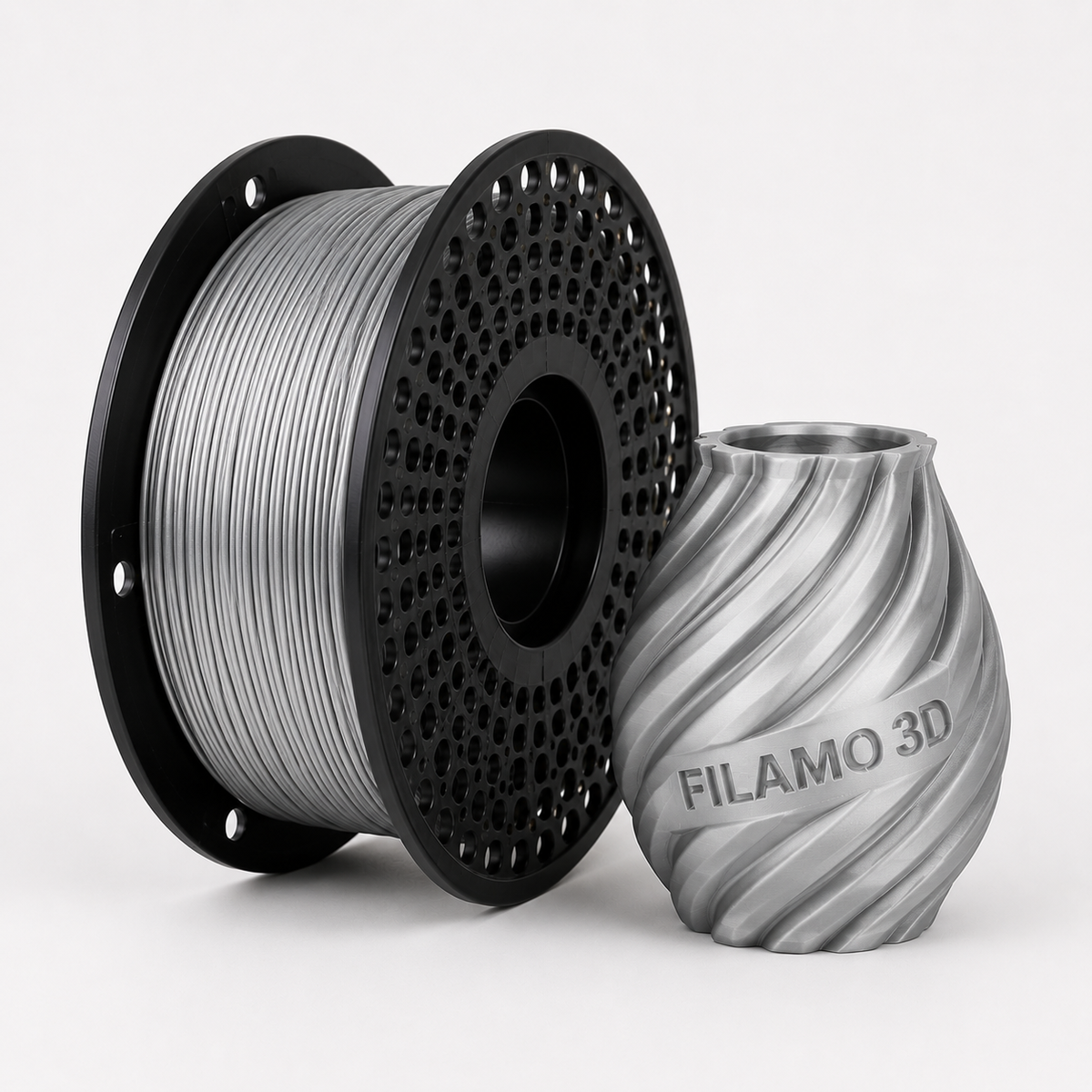 Filamento PLA Effetto Metallo 1,75mm 1kg per Stampante 3D - Filamo3D - 3 Colori Disponibili