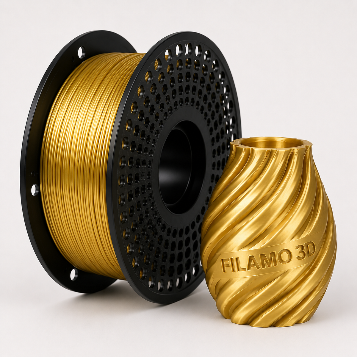 Filamento PLA Silk 1,75mm 1kg per Stampante 3D - Filamo3D - 5 Colori Disponibili