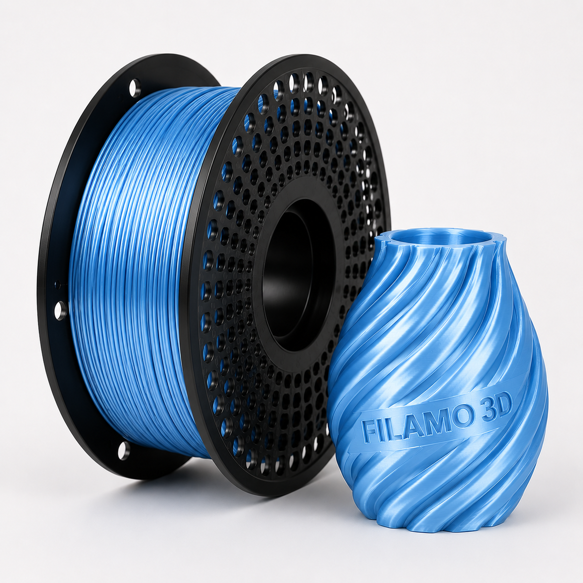 Filamento PLA Silk 1,75mm 1kg per Stampante 3D - Filamo3D - 5 Colori Disponibili
